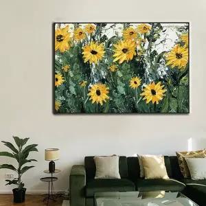 대형캔버스 주방 입체 거실해바라기 풍경 풍수 힐링그림 100cm70cm 액자