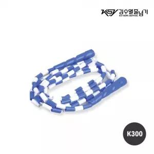 김수열 색동줄넘기고급형K-300(블루)성인용 노라인 발목 발줄넘기 복싱 스피드 실내 아디다스 어린이 크로