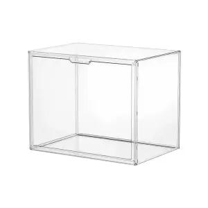 씨디보관함 투명 아크릴 정리함 30.4x15.5x16cm CD 아르곤 수납 케이스 진열