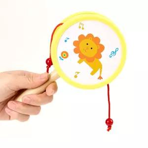 북치기 사자 동물 유아악기 유치원 북 애기 흔드는