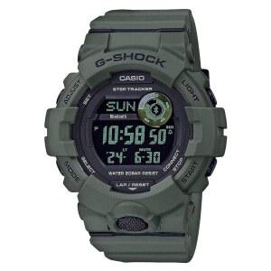G-SHOCK 남성용 카시오 디지털 파워 트레이너 커플링 그린 레진 워치 GBD800UC-3