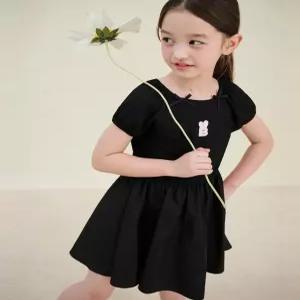 빈폴 키즈 러블리 골지 화섬 믹스원피스 블랙 (BI5371G065) 4895844