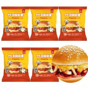 한맥 참맛있는 피자리오 5팩 편의점 햄버거 매점 간식 피자버거