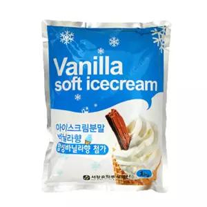 서강 아이스크림 바닐라향 1kg X 12개 분말 소프트파우더