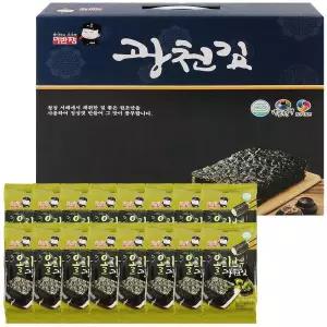 이반장 김 선물세트 도시락김 16봉 설날 가족 명절 시댁 추석