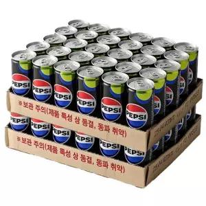 [셀러허브]롯데칠성 펩시 제로 라임 210ml 60캔 캔음료 도매 탕비실 탄산음료 (S41329771)