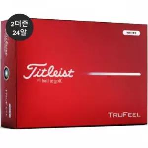 (2더즌 24알) 타이틀리스트 정품 2026 트루필(TRUFEEL) 2피스 (화이트 옐로우)
