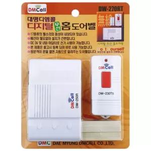 IOW705CB5 도어 벨 무선 대명 DW-270RT 다명 차임 홈 디지털 호출 방문객알림 경보기
