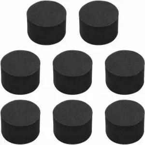 MECCANIXITY 단면 스피커 절연 패드 35mmx20mm 원형 블랙 논 슬립 EVA 음향 폼 데크 서브우퍼 하이파이