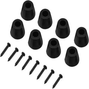 8개의 나사 고무 발 범퍼 패드 스피커용 20 x 30mm 서브우퍼 진동 방지 앰프 최대 8인치 크기의 자동차
