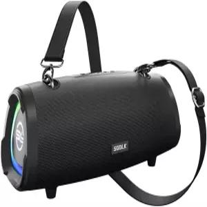 서브우퍼 붐 베이스 IPX6 방수 TWS 페어링 AUX TF 카드 및 USB 입력 기능이 내장된 SODLK 100W 피크 휴대용