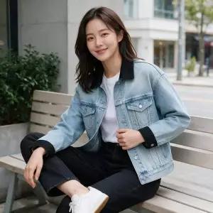 트러커 청자켓 데님 재킷 생지 연청 봄 가을 환절기 아우터 겉옷