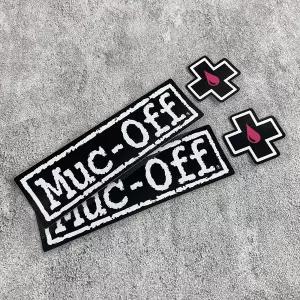 1PC Muc - Off 데칼 - Muc Off 로고 스티커와 십자가-워터방울 아이콘이 포함된 세트 자전거 커스터마이징