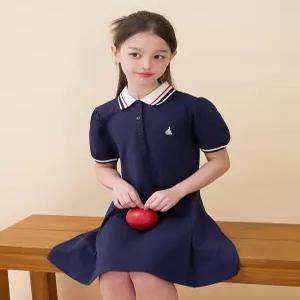 빈폴 키즈 BI6371G02R 아동 피스 유아 티핑 포인트 반소매 피케 네이비 6110367