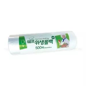 [제이큐]swK 롤팩 비닐백 쉐프 500매 롤백 25x35 위생백 일회용