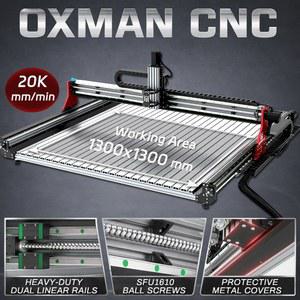 벌크맨3D OXMAN CNC 라우터 머신 키트 4축 SFU1610 볼 스크류 듀얼 리니어 레일 정밀 조각기 목재 금속 아크릴 절단기