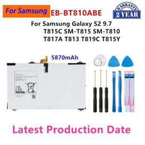 삼성 갤럭시 S2 9.7 T815C SM T815 SM T810 T817A T813 T819C T815Y 용 새 EB BT810ABE 5870mA 태블릿 배터리