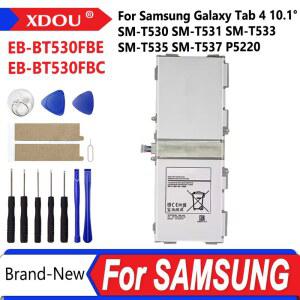 삼성 갤럭시 탭 4 10.1인치 SM T530/T531/T533/T535/T537 P5220용 새 태블릿 EB BT530FBE EB BT530FBC 배터리