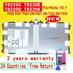갤럭시 노트 10.1 2014 에디션 탭 프로용 태블릿 배터리 T8220C T8220E P600 P601 P605 P607 SM T520 SM T525 8220mAh