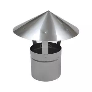 125mm 삿갓 /두께0.5mm 스텐연통 화목난로 벽난로 연도 파이