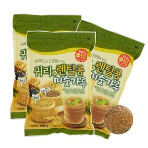 귀리 렌틸콩 검은콩 미숫가루 700g x3봉 곡물 선식 아침 한끼 식이섬유 식사대용 균형잡힌 영양간식 무설탕