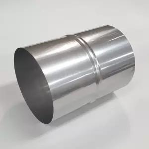 125mm 스텐 연통 소켓(122-122) /두께0.5mm 스파이럴 연도 연결용 파이