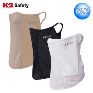 스카프 K2 safety 하이크 넥스카프 귀걸이 아쿠아 냉감원단 전면메쉬 UV차단 IUA21910