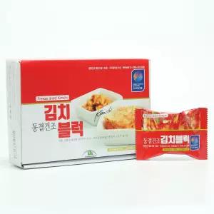 산마을 동결건조 김치 블럭 8개입 5박스 여행용김치