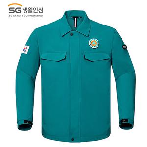 민방위복 SG 신형 녹색 춘추 동계용 기능성원사 효성 Creora원단 기관명 표지장포함