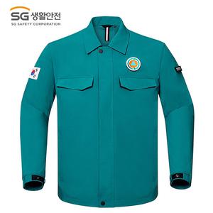 민방위복 SG 신형 녹색 하계용 기능성원사 효성 Creora원단 표지장별도
