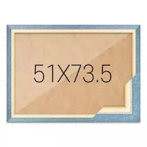 누니액자 1000피스 직소 퍼즐 액자 51x73.5 cm 수지 블루