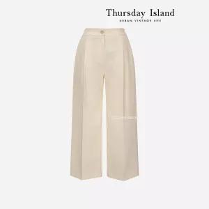 [써스데이아일랜드][Thursday Island] 밴딩 와이드 팬츠(T232MPT532W)