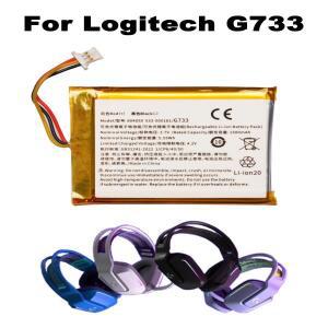 [누리sound]호환용 logitech G733 LightSpeed 무선 게임 헤드셋 헤드폰 용 3.7V 1500mAh 교체 배터리 604