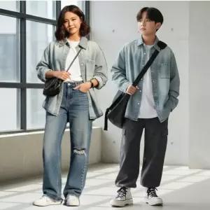 소이 세이브존07 유니블루데님셔츠  26S1302