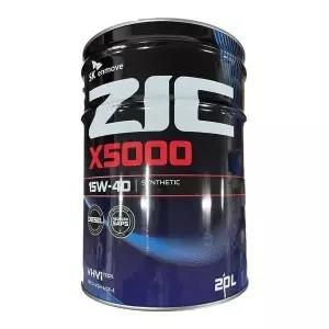 ZIC X5000 15W40 20L 지크 X5000 디젤엔진오일