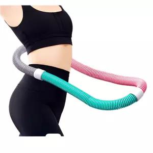 봉바겐 다이어트후프 간편 실내 스프링 훌라후프 홈트 다이어트 허리운동 실내운동기구 지압후프