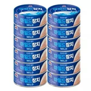 사조 마일드 참치 200g x 12개