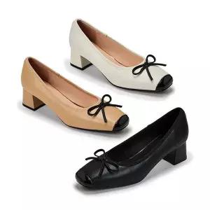 론칭가 166,000원 에스콰이아 여성 벨로아 리본 펌프스 FSHP630 632 264014