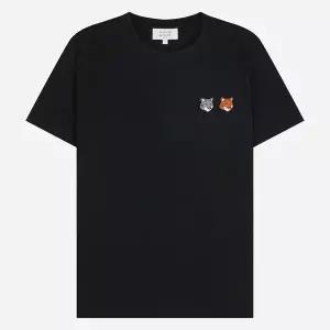 [메종키츠네]6S OW011CFKJ7026 P190 더블 폭스 여성 반팔 티셔츠 앤트러사이트