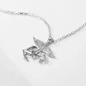 Silver925 이글앵커 남자 펜던트