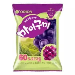 아이들이좋아하는 오리온 마이구미 포도 10개