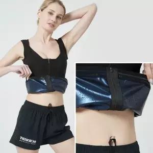 운동복땀복 여성땀복 운동땀복 땀복 벗기 사우나슈트 조끼 지퍼형 땀복조끼