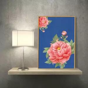 목단그림액자 풍수그림 돈들어오는 꽃그림 A3gdAL3 목단 목단그림 부자되는그림