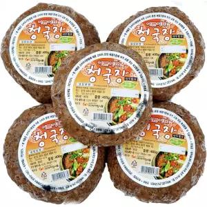 아리랑식품 이쁜이표 냄새 없는 안나는 저염 착한 청국장400g 5개