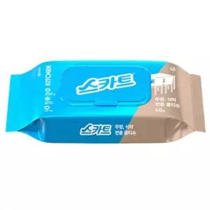 [스카트] 주방 식탁 전용물티슈 40매x5개