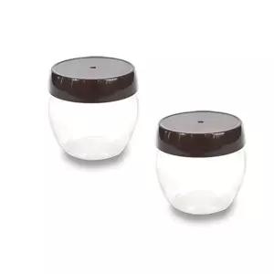 장독대용기100ml 2매1세트 작은사이즈 장독대용기 미니소스통 젓갈통 프라스틱용기 밀폐용기 고추장통