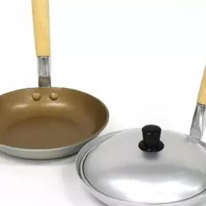 마리빙 황동 후라이팬 돔부리냄비 코팅 편수 돈팬 덮밥
