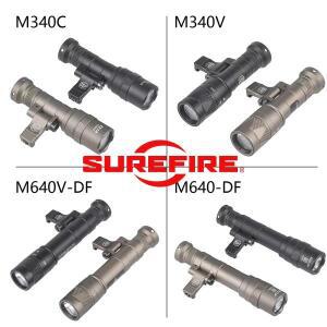 전술 Surefire M600 M340 DF SF 손전등 LED 스카우트 라이트 20mm Picatinny 레일 M LOK 마운트 Airsoft 사