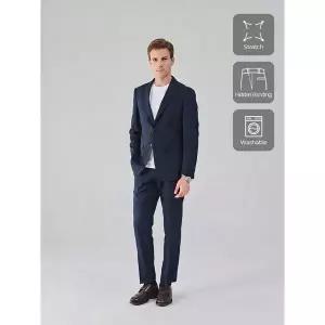 INTERMEZZO 컴포트 워셔블 데일리 수트 셋업 IMGBSU005F 네이비_P428017571 3576828