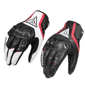 오토바이 장갑 남자 가죽 여름 사이클링 Guantes 모토 크로스 자전거 터치 스크린 통기성 보호
